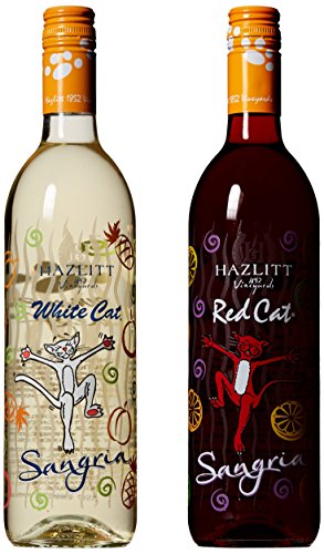 NV Hazlitt 1852 Vineyards Sangria Deal, Mixed Pack of 2 750ml Bottles of Wine