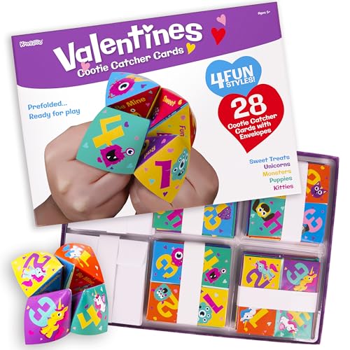 Kangaroo Cootie Catcher Valentinecards (28-Count)