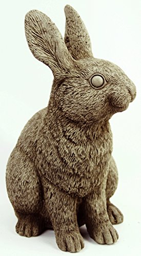Rabbit Garden Statues Concrete Bunnies Cement Figures Statue Carved Easter Animal Figurine