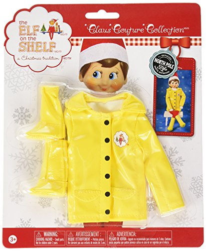Elf on the Shelf Claus Couture Caroling in The Raincoat