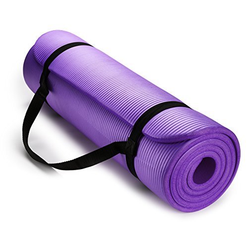 Hemingweigh Extra Thick Yoga Mat for Men, Long Exercise Mats for Men for Home Workouts and Stretching, Indoor and Outdoor Use