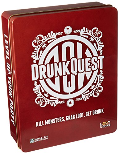 Ninja Division Drunk Quest Tin Packaging Board Game (6 Player)