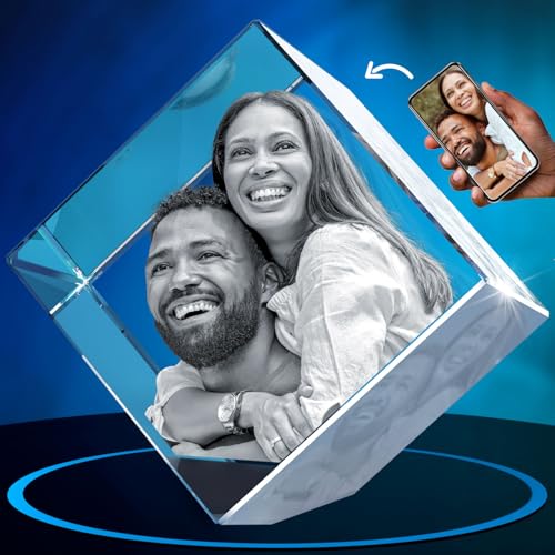 ArtPix 3D Crystal Photo, Customized Gifts for Women, Men, Wife, Husband, Mom, Great Personalized Gifts With Your Own Photo, 3D Photo Crystal Diamond, Custom 3D Picture, Couples Gifts