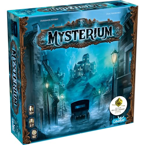 Mysterium Board Game (Base Game) - Enigmatic Cooperative Mystery Game with Ghostly Intrigue, Fun for Family Game Night, Ages 10+, 2-7 Players, 45 Minute Playtime, Made by Libellud