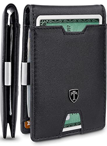 TRAVANDO Wallet for Men Mens Wallet with Money Clip RFID Slim Minimalist PHOENIX