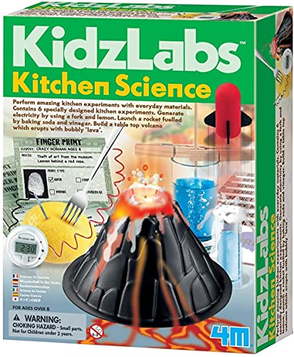 4M Kitchen Science Kit - DIY Chemistry Experiment Lab Stem Toys Gift for Kids & Teens, Boys & Girls (3806)