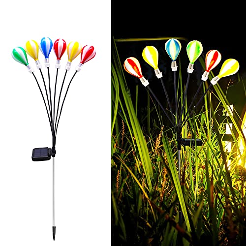 Kohlrabi Easter Solar Lights for Easter Decorations, Easter Eggs Decor Garden Lights Decorative Lights, Waterproof Solar Easter Yard Stake for Yard Garden Pathway Easter Party Decorations(2Pack)