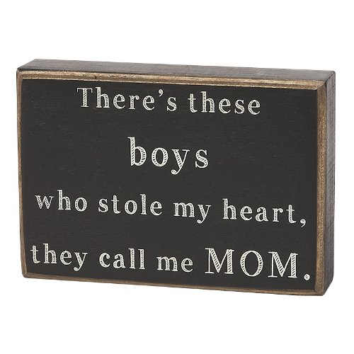 Collins There's These Boys Decorative Box Sign
