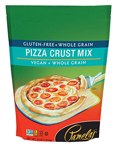 Pamela's Products Gluten Free Pizza Crust Mix, 4 Pound