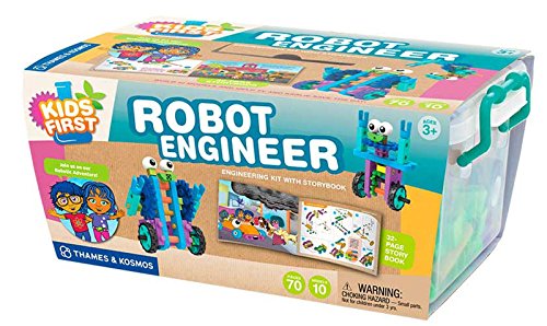 Thames & Kosmos Kids First Robot Engineer Kit and Storybook