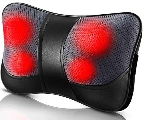 VIKTOR JURGEN Fathers Day Christmas Gifts for Men, Women, Dad, Mom, Gifts for Dad from Daughter, Son, Shiatsu Back Massager with Heat, Deep Kneading Shiatsu Massage Pillow Presents for Mothers Day