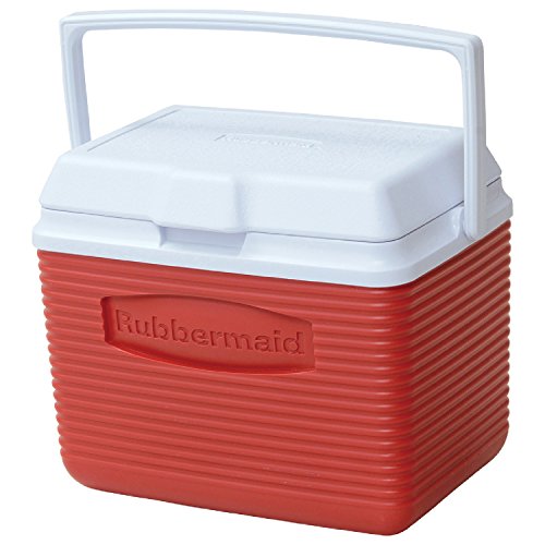 Rubbermaid Cooler, 10 Quart, Red FG2A1104MODRD