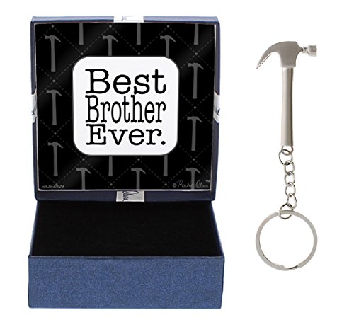 Father's Day Gift From Wife Best Husband Ever Gift for Husband First Father's Day Hammer Keychain & Gift Box Bundle