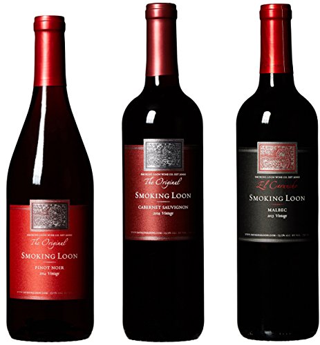 Smoking Loon Red Wine Mixed Pack, 3 x 750 mL