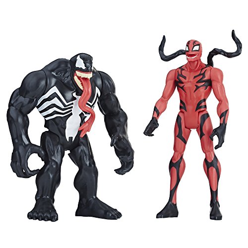 Marvel Venom, Venom and Carnage Action Figures, Collectible Action Figure Toys- 6 inch, 2 Pack