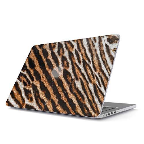 BURGA Hard Case Cover Compatible with MacBook Pro 16 Inch Case Model: A2141 with Touch Bar & Touch ID Wild Tiger Fur Print Exotic Animal