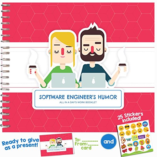 Software Engineer Humor Edition - A 24-Page Hardcover Booklet with Funny Quotes Makes This Journal a Great Gift for Your Favorite Computer Programmer, Tech Geek or Coder