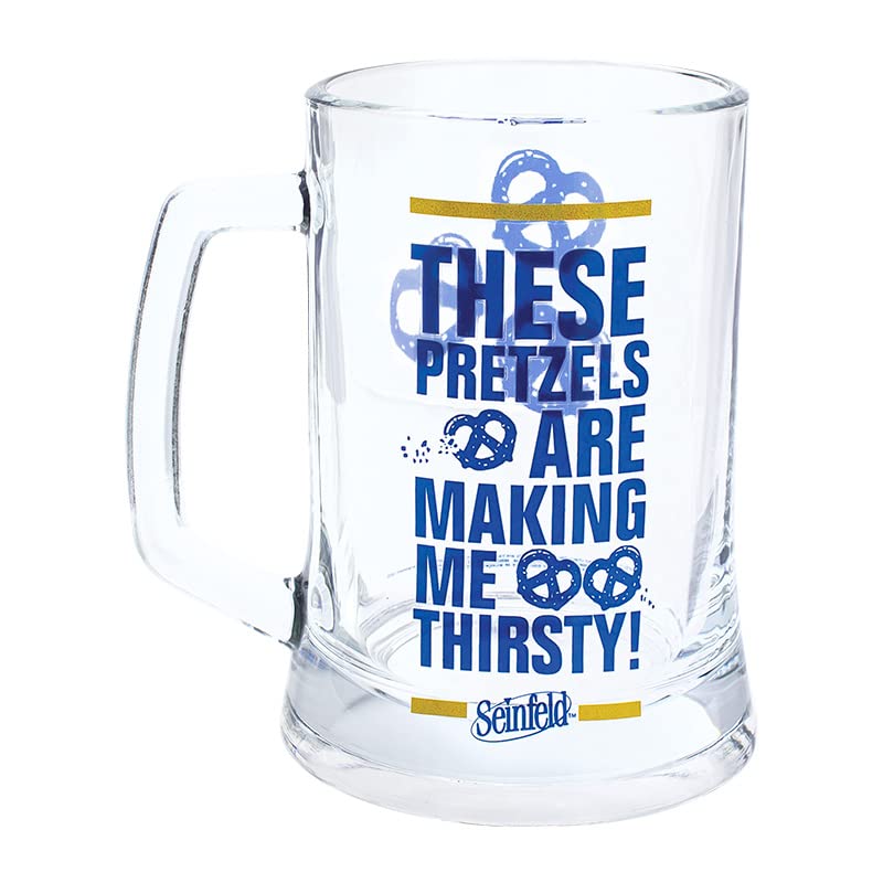 Paladone Seinfeld Beer Stein These Pretzels are Making Me Thirsty | Officially Licensed Seinfeld Merchandise