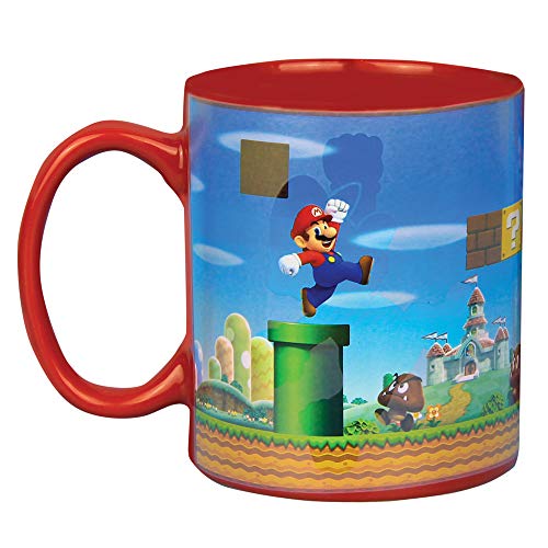 Super Mario Heat Change Mug Level Paladone Products Calici Tazze,500 ml