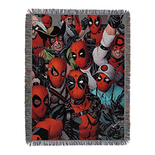Northwest Deadpool Woven Tapestry Throw Blanket, 48' x 60', We Are All Here