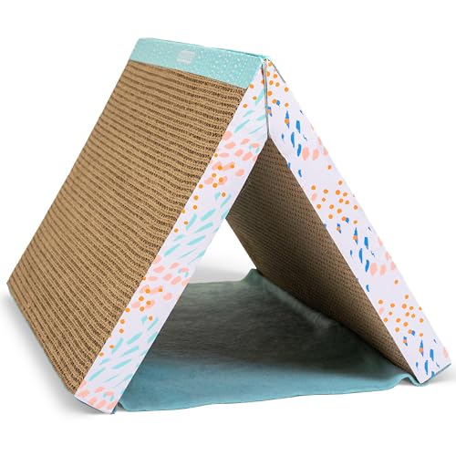 Catstages Fold Away Tunnel and Corrugated Cat Scratcher