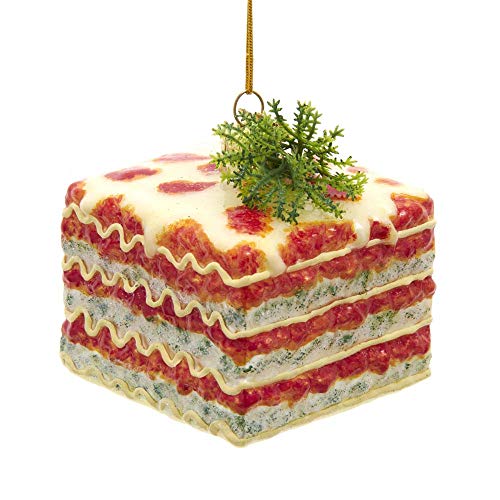 Noble Gems Lasagna Glass Christmas Tree Ornament NB1630