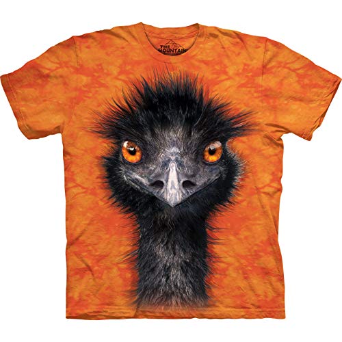 The Mountain Emu Adult T-Shirt, Orange, XL