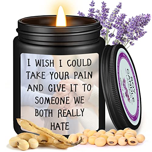 Get Well Soon/Feel Better Gifts for Women Men, Inspirational Candles, Consolation Gifts, Mercy, Cheer Up, Condolence Gifts for Women Men