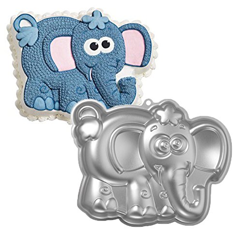 GXHUANG 10-INCH Aluminum Alloy Baking Cake Mold Elephant Cakes Pan (Elephant),for Anniversary Birthday Christmas New Year Party