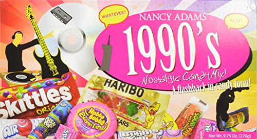 1990s Nancy Adams Nostalgic Candy Mix Gift Box 9.75 Oz. Gift Basket Classic 90's Candy