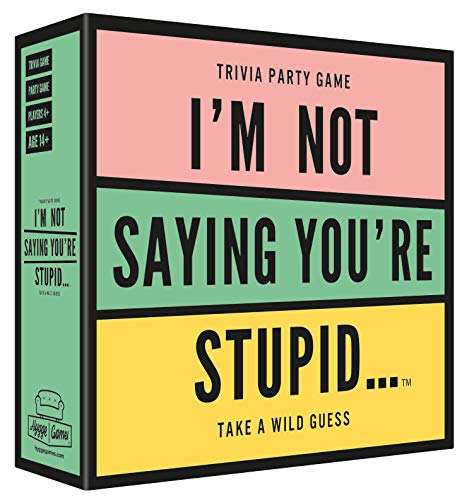 Hygge Games I'm Not Saying You're Stupid Trivia Party Game, 5.7 x 5.7 x 1.8'