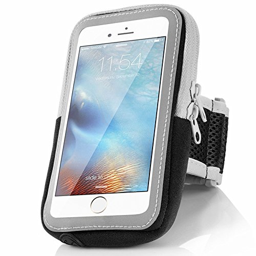 iphone7 Armband,Outdoor Sports Arm Package Bag Cell Phone Bag Key Holder for iPhone 6 6s 5s 5c se iPod Touch (Black)