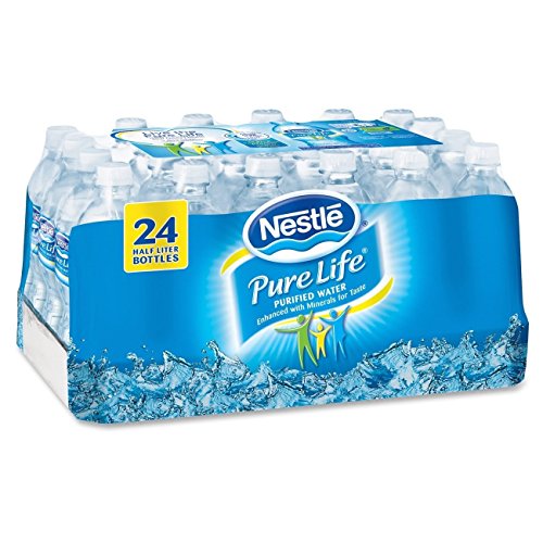 Nestlé® Pure Life® Bottled Purified Water, 16.9 oz. Bottles, 24/Case