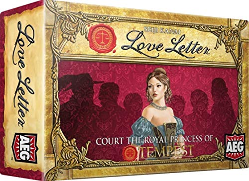 Love Letter Card Game (Boxed Edition) - A Game of Risk, Deduction, and Courtship! Strategy Game for Kids & Adults, Ages 10+, 2-4 Players, 20 Minute Playtime, Made by Z-Man Games