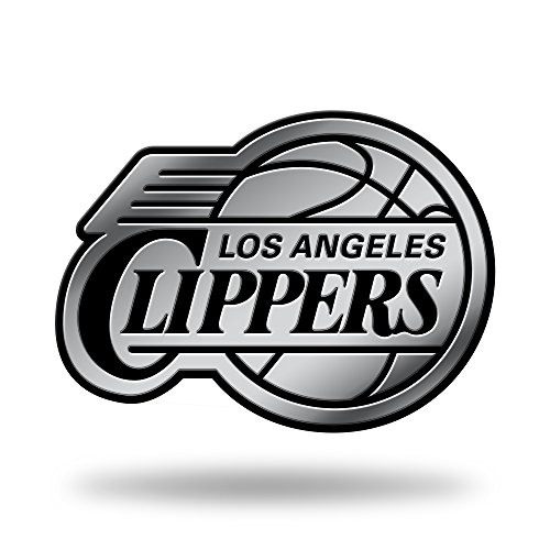 Rico Industries NBA Los Angeles Clippers Chrome Finished Auto Emblem 3D Sticker