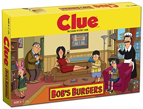 Clue Bobs Burgers Board Game | Themed Bob Burgers TV Show Clue Game | Officially Licensed Bob's Burgers Game | Solve The Mystery in This Unique Clue take on The Classic Board Game