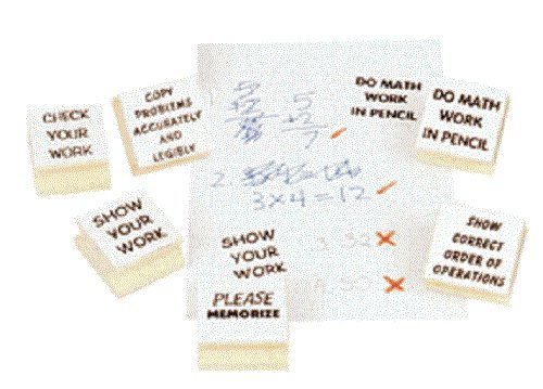 Center Enterprise CE1206 Math Teacher Kit Stamps (Pack of 10)