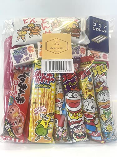Assorted Japanese Junk Food Snack 'Dagashi' Economical 34 Packs of 27 Types