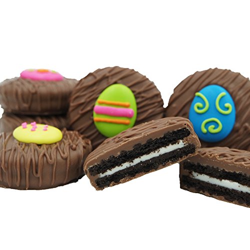 Philadelphia Candies Milk Chocolate Covered OREO Cookies, Easter Egg Assortment Net Wt 8 oz