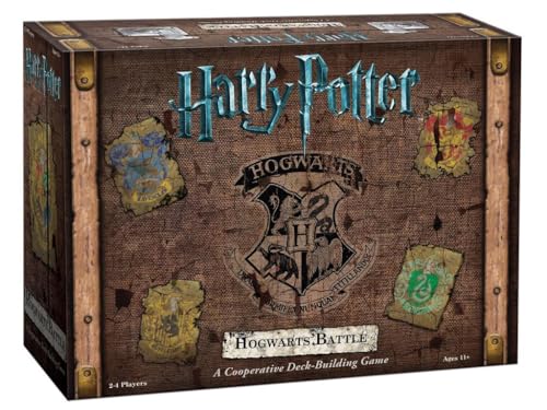 USAOPOLY Harry Potter Hogwarts Battle Cooperative Deck Building Card Game | Official Licensed Merchandise Board Great Gift for Fans Movie artwork For 132 months to 1188 months