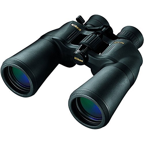 Nikon ACULON A211 10-22x50 Binocular | Multilayer coating, Porro prism Binocular with turn and slide eyecups, Tripod Adaptable | Official Nikon USA Model