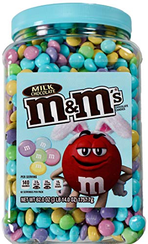 M&M's Milk Chocolate Easter Candy Jar (62 Oz.)