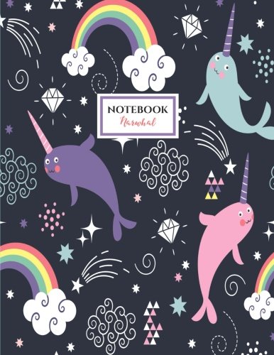 Narwhal Notebook: Cute Narwhals Notebook (Composition Book, Journal) (8.5 x 11 Large)