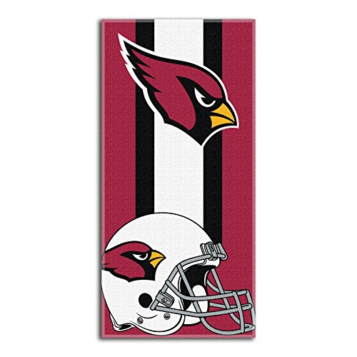Northwest NFL Arizona Cardinals Beach Towel, 30' x 60', Zone Read