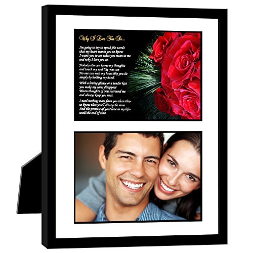 Why I Love You So Romantic Anniversary, Christmas or Birthday Gift, Add Photo