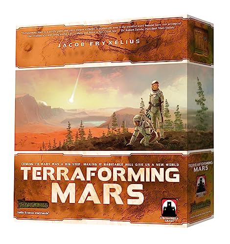 Terraforming Mars Board Game-Award Winning Strategic Space Adventure Game for Family Game Night, Competitive Play&High Replay Value-Adults, Cardboard,Teens&lovers of Board Games by Stronghold Games 