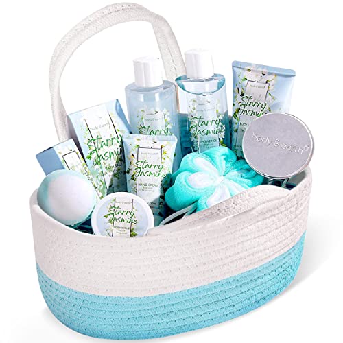 Spa Gifts for Women - Spa Gift Sets for Women, Body & Earth Shower Gift Set with Bubble Bath, Shower Gel, Lotion Set, Valentines Day Gifts for Women, Mothers Day Gifts for Mom