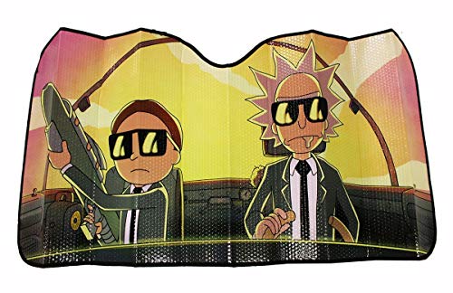 Rick and Morty Run the Jewels Accordion Auto Sunshade | Rick And Morty Accessories