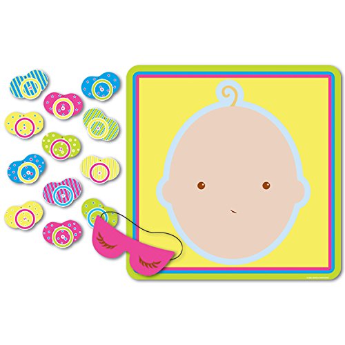 Beistle Pin The Pacifier Baby Shower Game