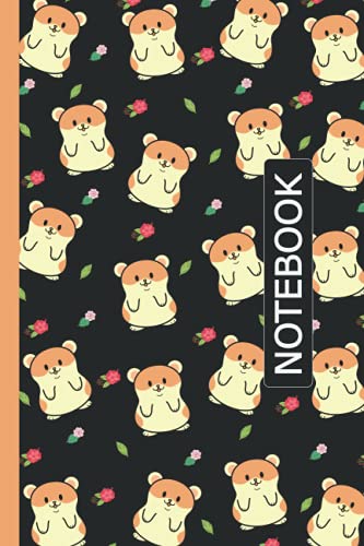 Hamster Notebook: Hamster Lovers Blank Lined Journal Notebook for Men Women Girls and Kids Gifts